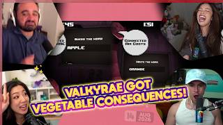 GETOFFTHELINE! Valkyrae Immediately Got VEGETABLE Consequences after LYING to FSLR with FRUITS!