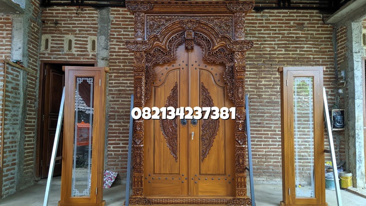 Jual Pintu Rumah Gebyok Jati Asli Ukir Jepara Di Lapak Gebyok Ratu Jati Bukalapak