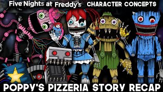What Needs To Be In FNAF | Poppy's Pizzeria Full Story | Poppy playtime | Character Concepts | FNAF