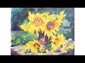 How to Paint Sunflowers with Oil Paint || A Tutorial for Beginners