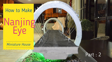 Build a mini cement  bridge Nanjing Red Cross Eye Bank part 2