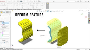 Complete Guide to Deform Tool in SolidWorks | Modify Geometry Like a Pro