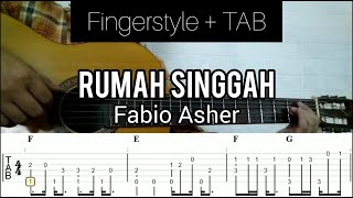 Fabio Asher - Rumah Singgah | Fingerstyle Guitar (TABLATURE CHORD)