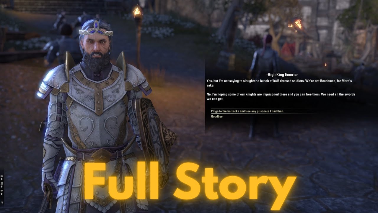 The Elder Scrolls Online: Daggerfall Covenant(zone stories) - Full Story, 1440p