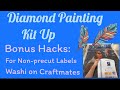 Diamond painting kit up  see how to make nonprecut labels super easy fun with washi