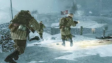 EPIC Assault on German Arctic Base - Call of Duty Black Ops