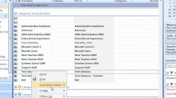 Outlook: Sharing Distribution Lists