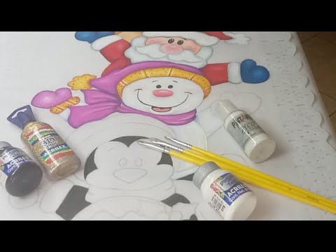 Pintura Textil Como Pintar Un Camino De Mesa Para Navidad