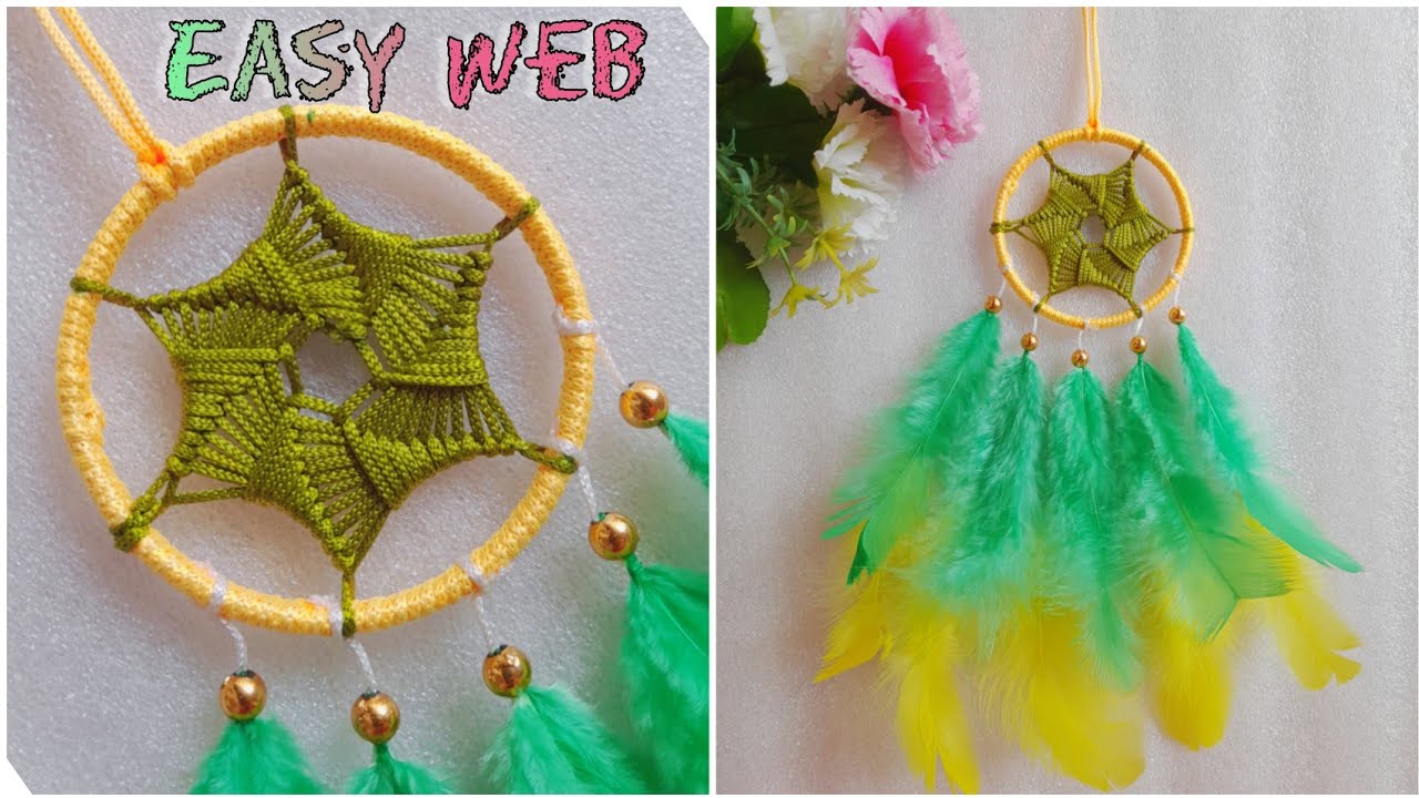 DIY Dream catcher How to make a dream catcher tutorial Dream catcher WEB Creative naaz