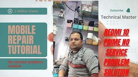 Redmi 10 Prime No Service Solution || Network Problem