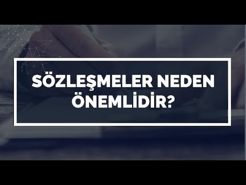 Video: Çalışma sözleşmeleri neden önemlidir?