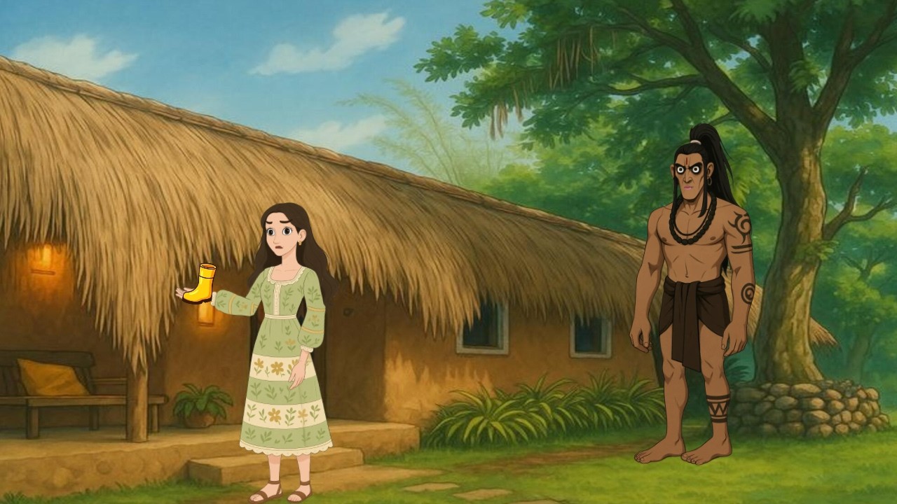 | Hindi Kahani |Urdu Khani | Moral Story | Best Cartoon Story | لڑکی  کی اچھی قسمت اور جادوئی جوتے