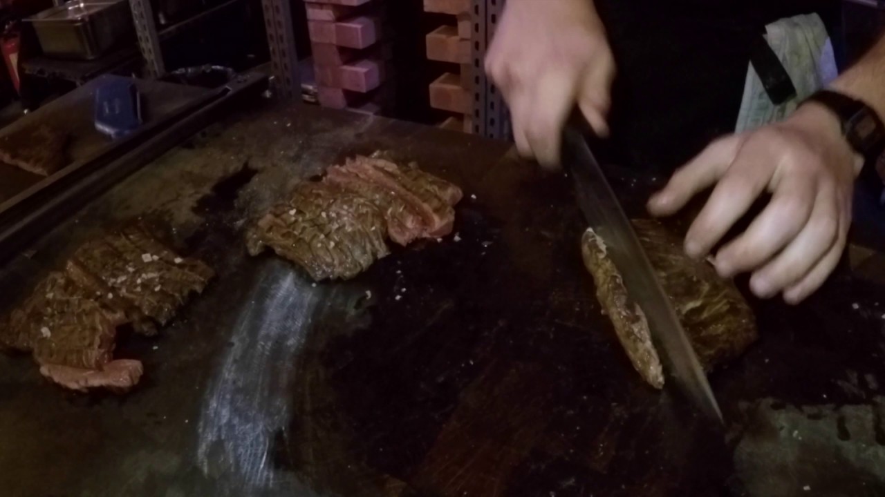 Tender and juicy steaks at Hawker house - YouTube