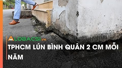 TPHCM lún bình quân 2 cm mỗi năm