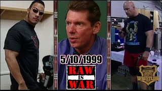 WWF RAW 5/10/99 (Highest Ratings Ever) shoot interview with Vince Russo