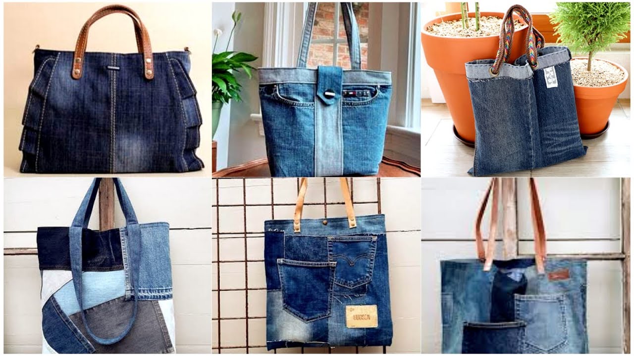30 + Original Jeans Handbags | Denim Shoulder Bag For Ladies | Hand ...