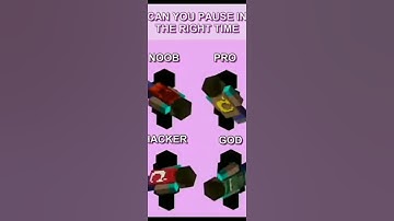noob vs pro vs hacker vs God in Minecraft can you pause this at right time #shorts #viral#minecraft
