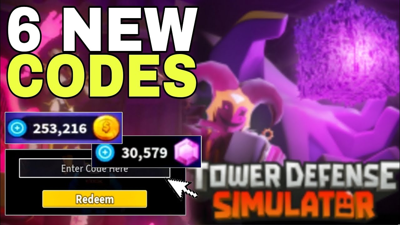 NEW TOWER CODE* NEW UPDATE CODE TOWER DEFENSE SIMULATOR ROBLOX 