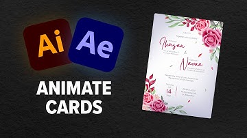 Animatie van trouwkaarten | After Effects en Illustrator 2022