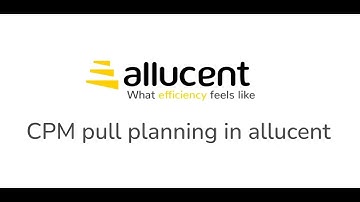 allucent CPM Pull Planning
