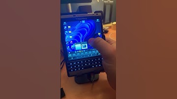 Windows 11 on the BlackBerry Passport #windows11 #servers #remote #devops #blackberry