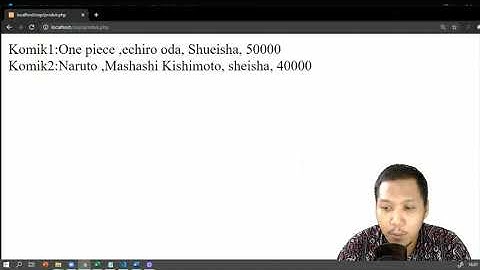 Membuat Method dan Constructor pada  Objek Oriented Programming PHP