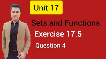 Exercise 17.5 Question 4 class 10 mathematics| #sindhboard #karachi board #newmathematics