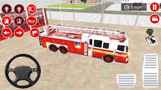 Real Fire Truck Driving Simulator - New Fire Fighting Fireman's Daily Job -  Best Android Games #5 screenshot 2