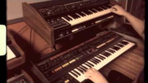 Roland Jupiter 8 and Jupiter 4 Synthesizers with TR-909 Drum Machine #1