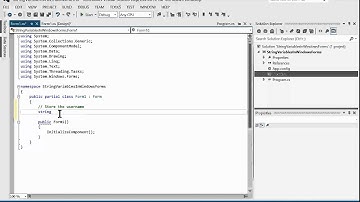 Grade 10 11U 11C String Variables in Windows Forms Applications
