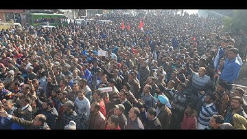 PHE workers take out massive protest rally