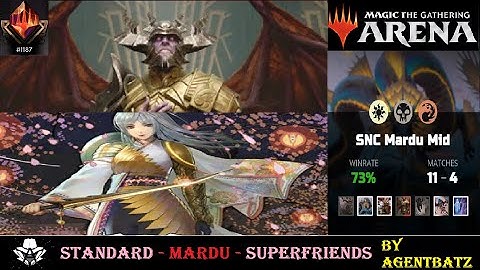Mythic Ranked with Mardu SuperFriends | SNC Bo1 Standard | Agentbatz MTG Arena