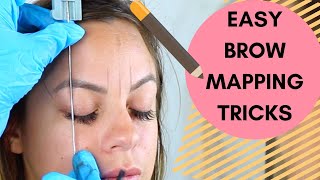 BROW MAPPING SIMPLIFIED (Step by Step Brow Mapping for Microblading)