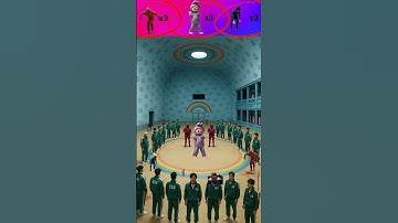 Find odd Squid Game and Labubu | Round 45 #김프로 #유백합 #squidgame3 #labubu