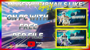 How To Make Thumbnail Like SynzX by Lucifer74