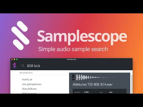 Samplescope App - Release Video