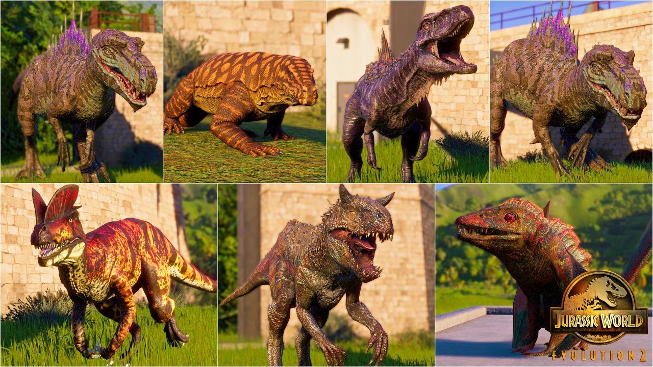 Jurassic World Evolution 2 1.7.11.0 NEW! 13 MODDED AND HYBRID DINOSAURS IN JURASSIC WORLD EVOLUTION 2