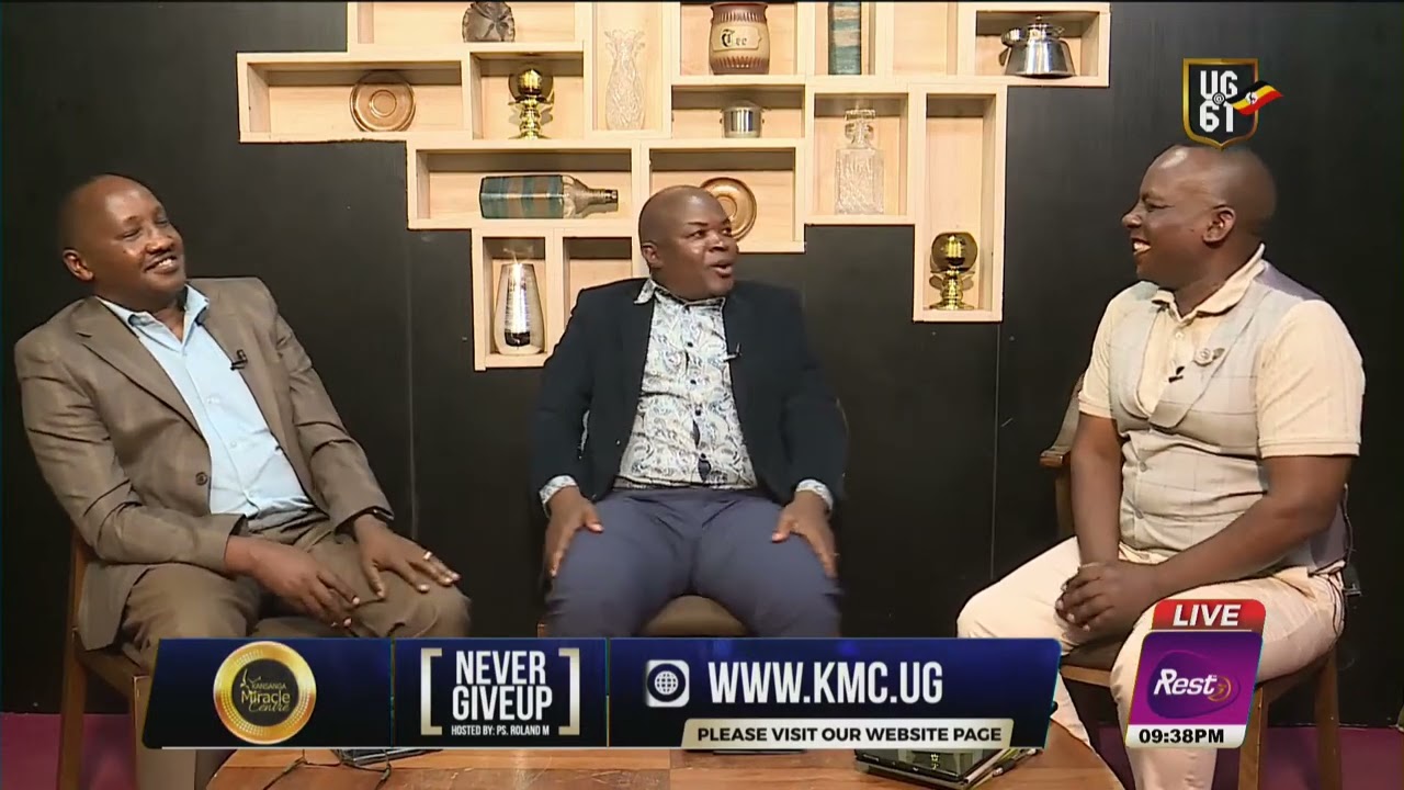 NEVER GIVE UP WITH PR  ROLAND,  AP  KIMULI AND  AP  BUNJO