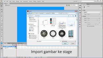 Cara membuat awan bergerak dengan menggunakan adobe flash cs6