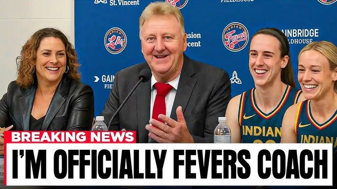 Larry Bird Shakes World After He Grabs Caitlin Clark's Mic On Live TV... Just  Watch Her Reaction - YouTube