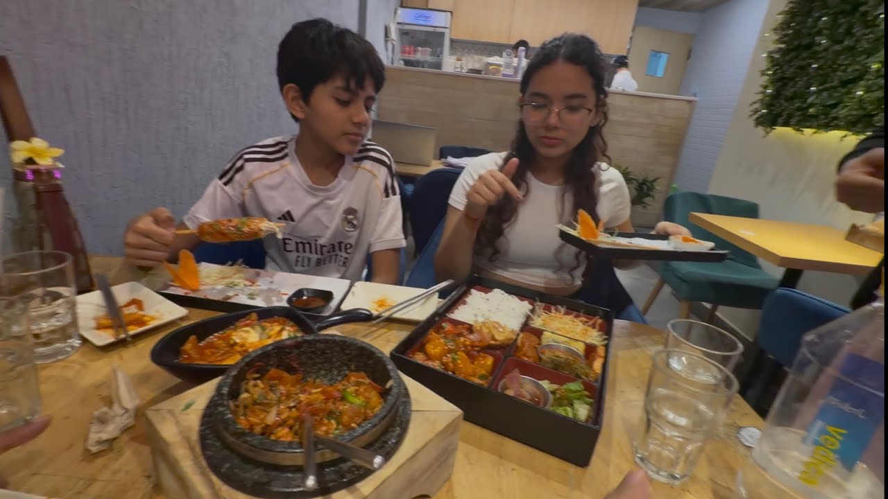 Family Day Out at GK Market 🇮🇳 | Trying Korean Food Together!