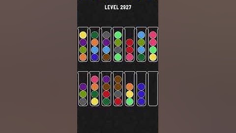 Ball Sort Puzzle Level 2927