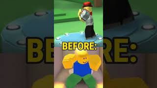 Roblox animations Now Vs them #roblox #animation