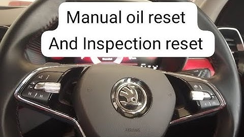 Skoda kushaq & SLAVIA manual oil & inspection reset .  #skoda #kushaq  #slavia #pms #service #reset