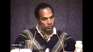 OJ Simpson Deposition - (Day 7) Feb 23rd 1996 - Part 4/5