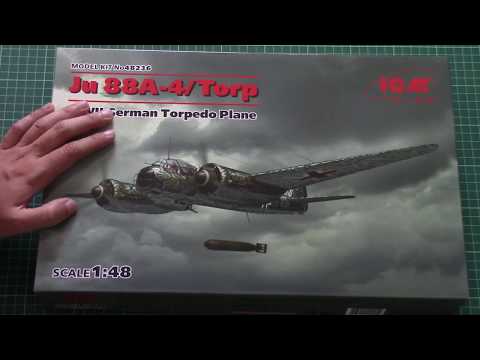 ICM 1/48 Ju 88A-4/Torp (48236) Kit Review - YouTube