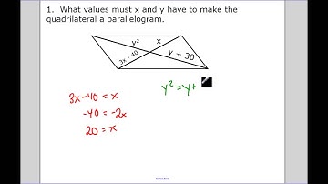 5.2 - Ways to Prove Parallelogram