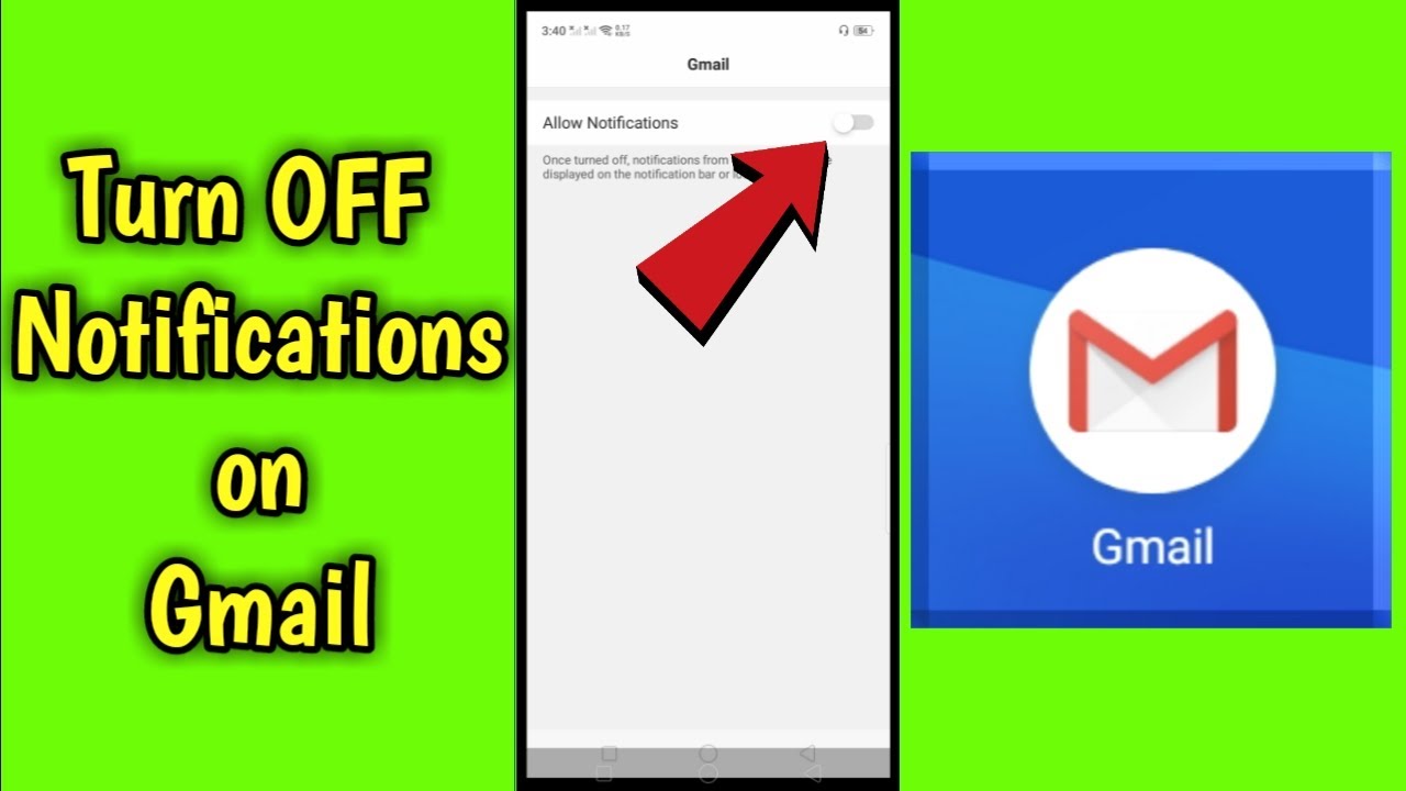 How to Turn OFF Notifications on Gmail YouTube How To Turn Off Gmail Calendar Notifications