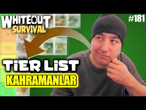 TIER LIST EN İYİ KAHRAMANLAR | WHITEOUT SURVİVAL