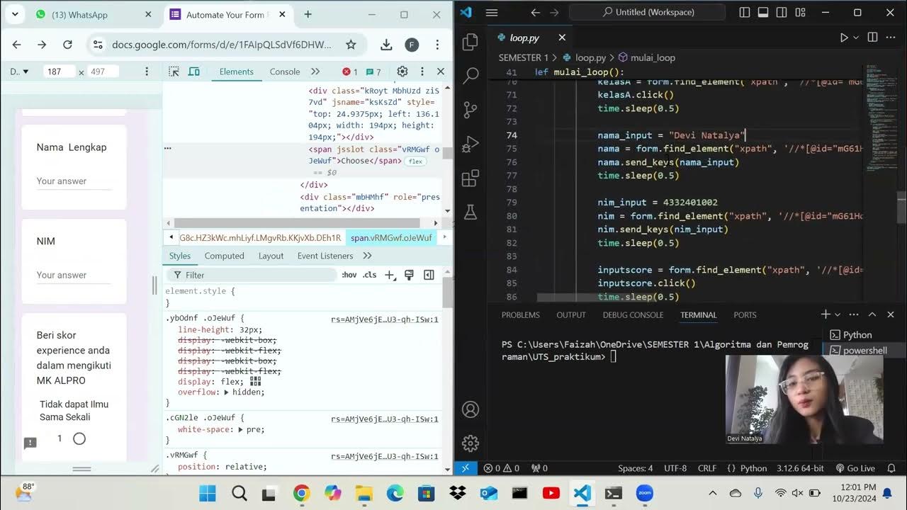 Cara Mengisi Google Form Secara Otomatis Menggunakan Selenium Webdriver ...